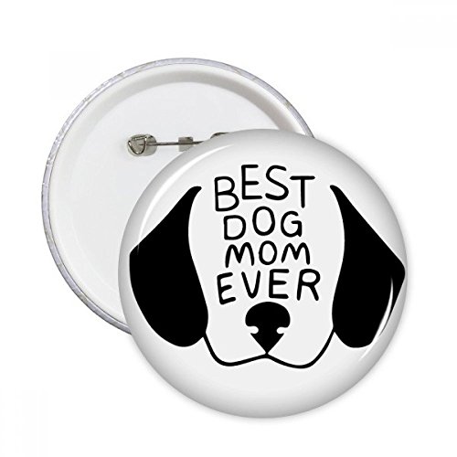 Badge Chien Maman Jamais Idéal pour Décorer Vos Vestes en Balade au Parc Lot de 5