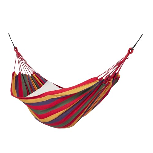 Hamac multicolore Relaxdays 270x150cm avec kit de fixation complet - 2