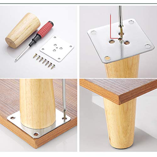 Patas de mesa y sofás en madera de 10 cm: la solución definitiva para reparar muebles bajos 8