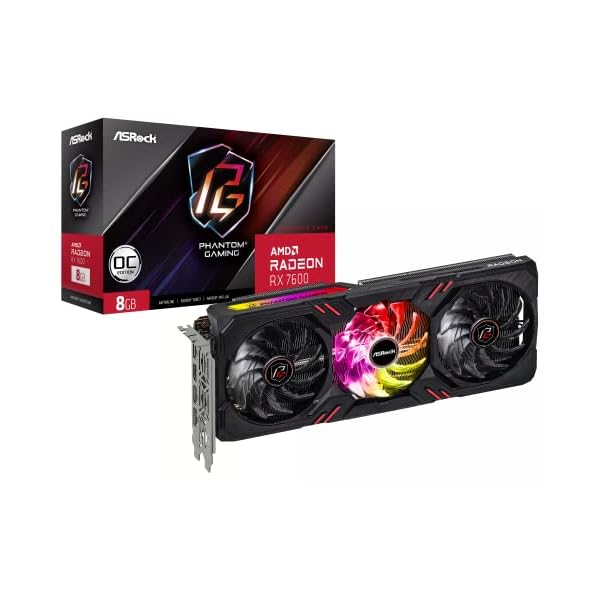 Asrock Radeon RX 7600 Phantom Gaming 8GB OC