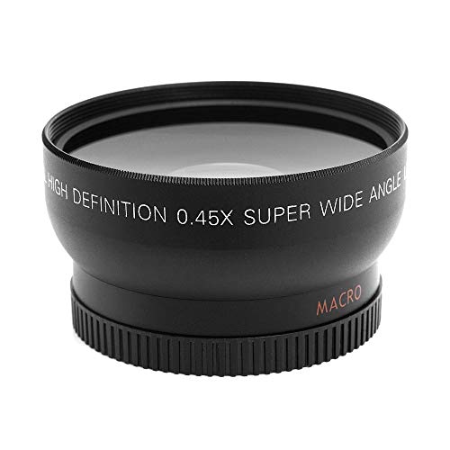 Andoer HD 52 mm 0,45 x Weitwinkelobjektiv mit Makroobjektiv für Canon Nikon Sony Pentax 52 mm DSLR Kamera – Bild 7