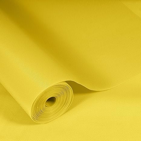 KayJen (50cmX10m) Yellow Food Grade EVA Anti Slip MatSheet for Fridge, Kitchen, Drawer, Shelf Liner, Table (Diamond Texture, Yellow)