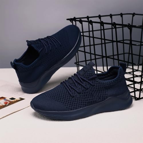 Image of Men's Running Walking Shoes Sneakers Tennis Fitness Athletic Shoes Non Slip On Sports Casual Workout Shoe Lightweight Comfortable Gym Fashion Breathable Mesh Trainer