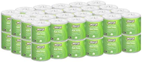 Marcal - MRC6079 Toilet Paper 100% Recycled - 2 Ply White Bath Tissue, 336 Sheets Per Roll - 48 Rolls per Case Green Seal Certified Toilet Paper 06079