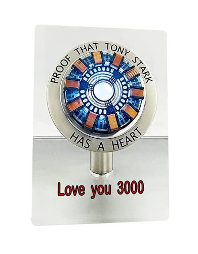 Image of Superhero Ironman Arc Reactor Nanotech Waterproof Digital Picture Magnet. Large Size 10cms x 7cms; Multi Color 1 Piece Ironman Arc Reactor Office Fridge Magnet. Iron Man Gift Souvenir AV-55