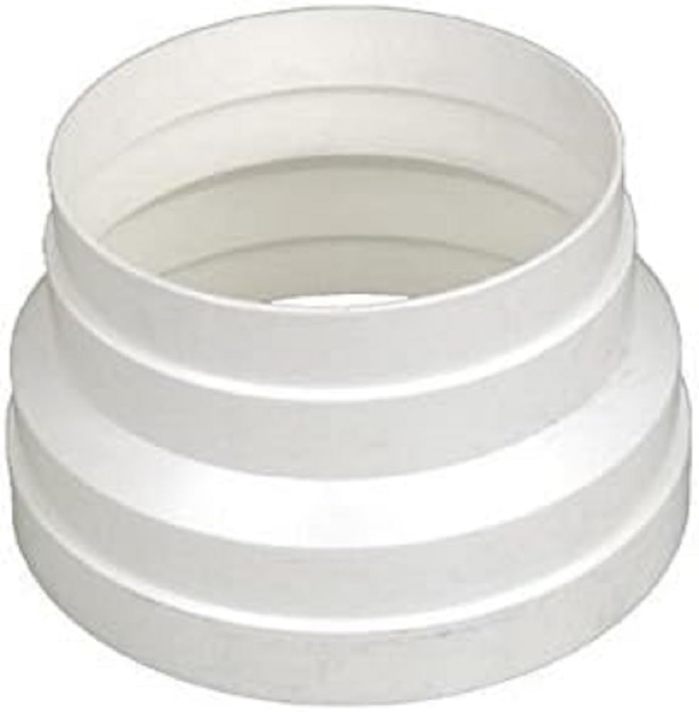 Reducer, Reducer Connector, Reduction, Transition Piece NW 150 to NW 125. Accessories for Round Pipe, Exhaust Ducting, Ventilation Ducting, Ventilation Ducting, Extractor Hood, Ventilation Pipe, Ventilation System