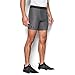 Under Armour Men's HeatGear Armour Mid Compression Shorts, Carbon Heather/Black, Large