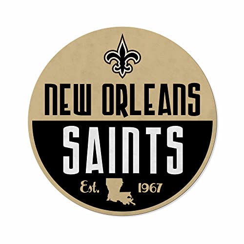 Rico Industries NFL Football New Orleans Saints Classic Shape Cut Pennant - Home and Living Room Décor - Soft Felt EZ to Hang