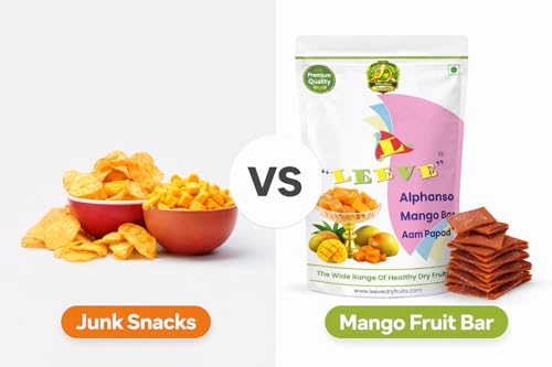 Image of Leeve Alphonso Mango Bar (Aam Papad) 800g | Real Mango Fruit Bar | Sweet & Tangy Snack | Kids Favorite | Travel Snack | No Added Preservatives | Traditional Indian Aam Papad