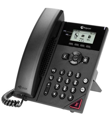 Teléfono IP Polycom VVX 150 2 líneas con fuente de poder miniatura 5