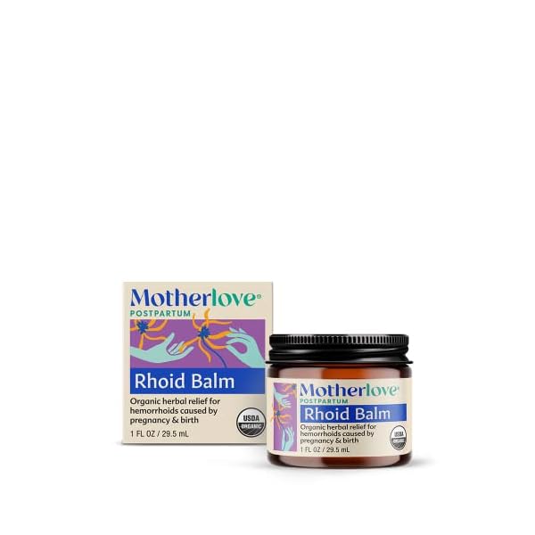 Motherlove Mother's Backside Balm (1 oz) Natural Natural Salve w/Witch Hazel for Bottoms Throughout Being pregnant & Postpartum —Non-GMO Ointment