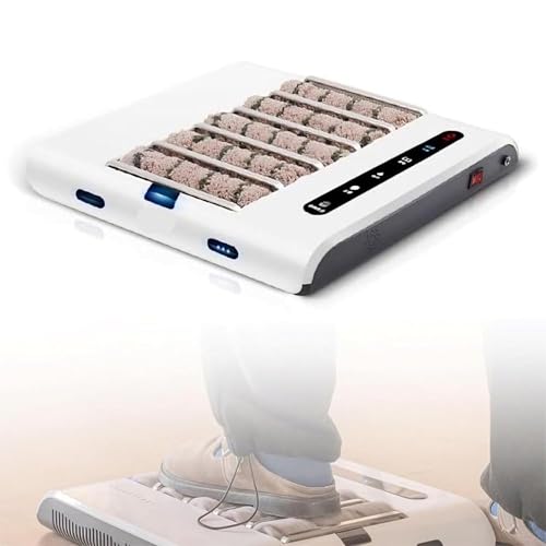 ByBoDi Nettoyeur de Semelles de Chaussures sans Eau entièrement Automatique 1000 PA, polisseuse électrique à Aspiration puissante 260 TR/Min, Machine de Nettoyage de Semelles électrique d'entrée