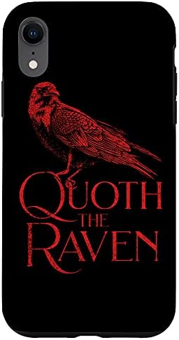 iPhone XR Edgar Allan Poe Nevermore Quoth The Raven Case