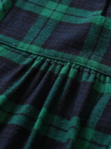 Latuza Women's 3/4 Sleeve Flannel Nightgown Long Cotton Night Gowns4