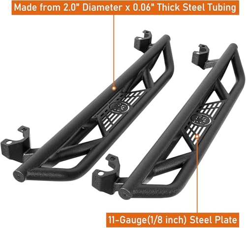Estribos laterales Jeep Wrangler JK 2 puertas 2007-2018 miniatura 6