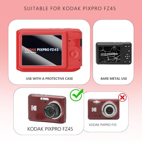 Funda protectora de silicona para cámara Kodak PIXPRO FZ45 miniatura 2