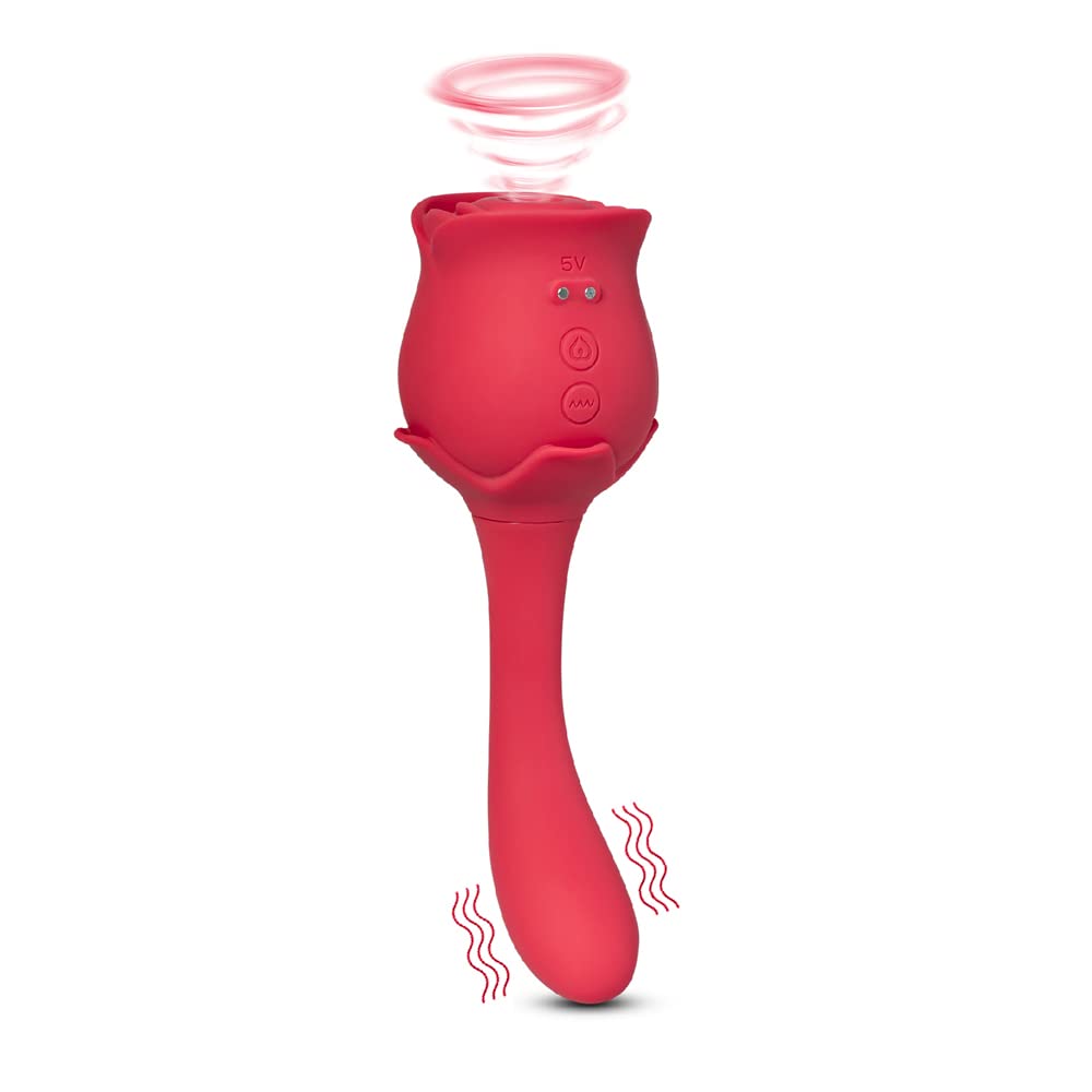 BeHorny Clitoris Sucker Vibrator with G-Spot Vibrator Handle