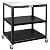 Feasto 3-Shelf Grill Table, Outdoor Pizza Oven Table Grill Cart with Wheels, Large 304 Stainless Steel Outdoor Prep Table Pizza Oven Stand for Grill, Metal Cart on Wheels for for Ooni, Blackstone