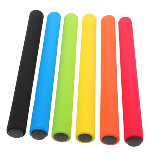 GOOHOCHY 6個 ランニング バトン アスレチック リレー バトン アスリート パス レース 用具 スポーツ ランニング スティック トレーニン