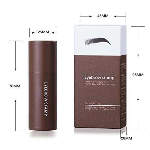 Eyebrow Stamp Shaping Kit, Perfect Brow Pomade