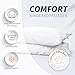 Julius Zöllner® Comfort Kissen 40x60 – Kinderkopfkissen für einen gesunden Schlaf – waschbar bei 60°C & Öko-Tex Standard 100 – Made in Germany, Weiß