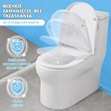 Inteligentna deska sedesowa WC Bidet z podgrzewanym siedziskiem