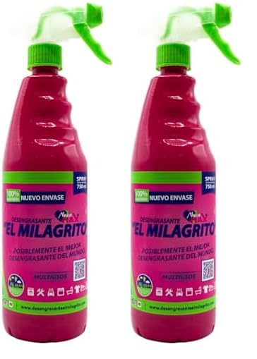 QUITAGRASAS EL MILAGRITO 750ml PISTOLA (Paquete de 2)