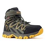 OUTJET Kids Waterproof Snow Boots Girls & Boys Warm...