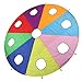 ANGGREK Umbrella Parachute Mole Game Promotes Cooperation Improves Ability 40 Small Strips Kids Outdoor Parachute Mole Game