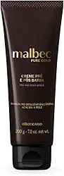 Creme Pré e Pós-Barba Malbec Pure Gold 200g