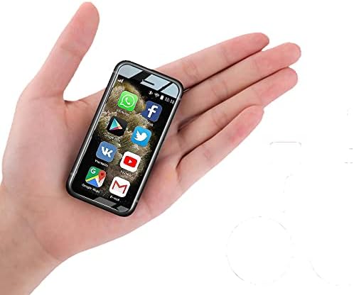 iLight Mini Smartphone XS, World’s Smallest 10+ Android Phone 4G LTE, Super Small 2.5″ Touch Screen. Global Unlocked – Great for Kids. Pocket Phone Gift. 1GB RAM / 8GB ROM. Tiny iPhone 10s Look Alike