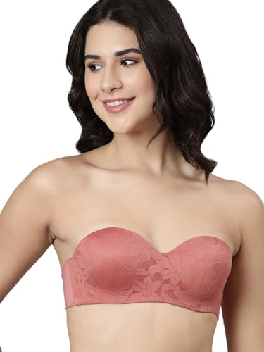 Image of Enamor Strapless Multiway Styling Women's T-Shirt Bra - Padded, Wired, Medium Coverage - F074 (Available in Plus Sizes)