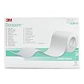 3M Durapore Surgical Tape 1/2"X10Yard Roll Silk Hypoallergenic - Box of 24 - Model 1538-0 by 3M