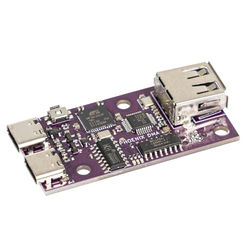 M-Kit Version 2 Mouse Emulator, Compatible with Arduino Leonardo, USB Host Shield MAX3421 + CH340C USB-C + ATmega32U4 All in one, KMbox DMA Card Friendly, 5V Plug and Play B Pro