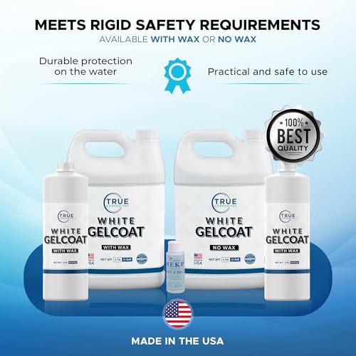 Gelcoat blanco profesional de 1 galón con endurecedor MEKP miniatura 3