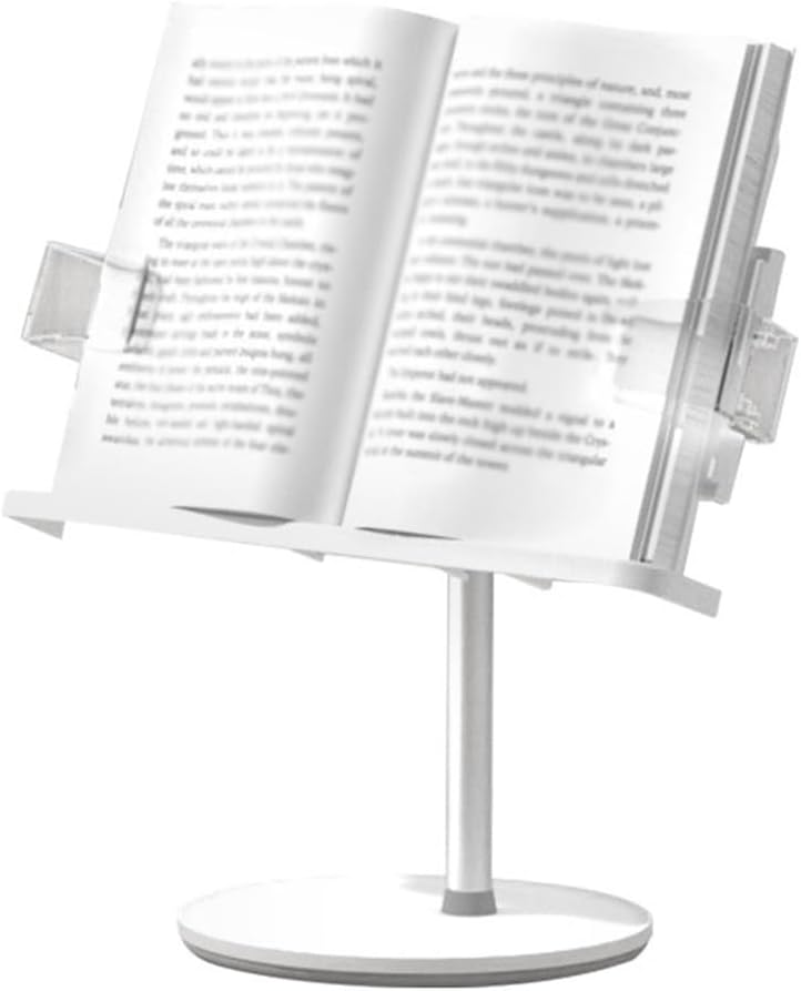 Book Clip Reading Frame Home Desktop Metal Office Adjustable Flat Plate Bracket