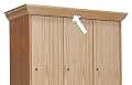All-Wood Club Locker Crown Molding Size: 45"W x 4"H