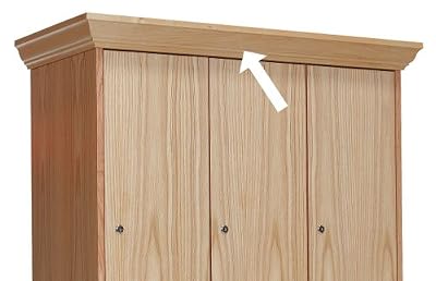All-Wood Club Locker Crown Molding Size: 45"W x 4"H