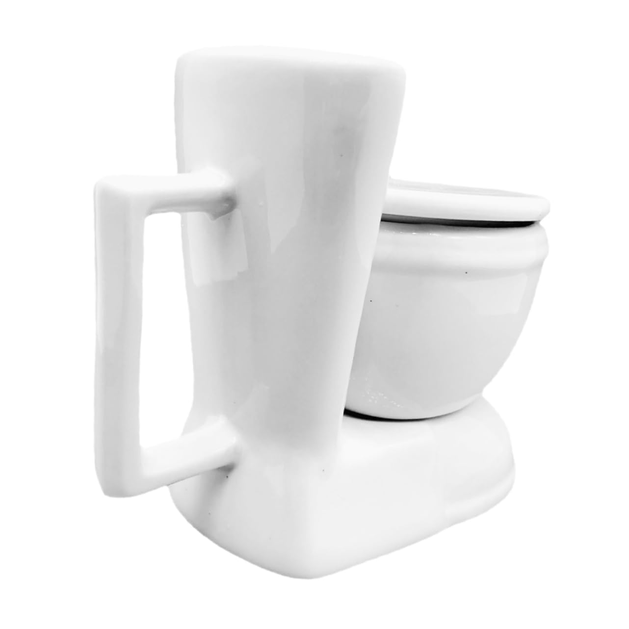 Cabilock Taza de Cerámica con Diseño de Inodoro Bebidas como Café Té y Leche Taza para Desayuno Regalo Original para Oficinas y Ocasiones Especiales