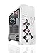 Azza Funda de torre completa con 4 carcasas de ventilador RGB HURRICANE CSAZ-6000RGB STORM, color blanco