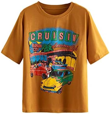 T-Shirt Casual Summer Short Sleeve 