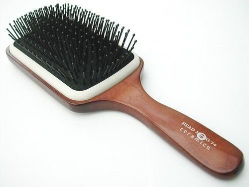 Head Jog 74 Brosse plate en bois et céramique Cover