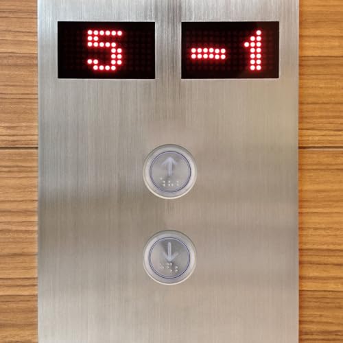 Botones de elevación con braille para solucionar averías en interruptores de paneles 6