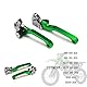 Motorrad Bremshebel Kupplungssatz Links rechts für KX65 KX85 KX125 KX250 KX250F grün