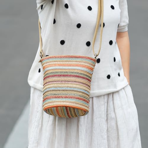 Image of Cylindrical Crossbody Bag For Women