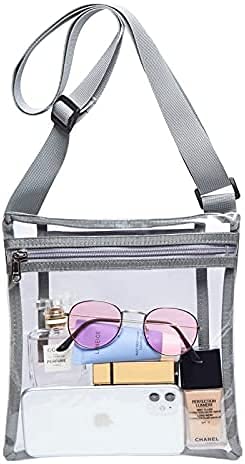 Clear Purse Bags for Women, Stadium Approved Clear Cross body Sling Bag for Stadium New latest Transparent Pvc Plastick (B09GKZVXKF) Amazon Price History, Amazon Price Tracker