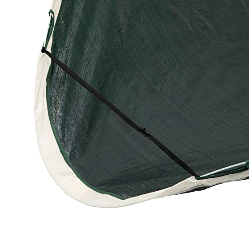Katai, Leaf Collector Pop-Up Garden Tarp, 55" Foldable Leaf Dustpan & Yard Waste Picker with Handles - Image 4