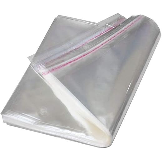 Transparent Poly Bags Sealable 14x18 (100)