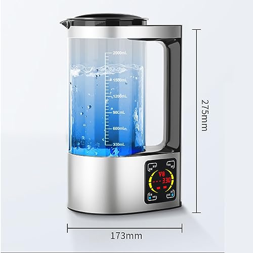 Bouilloire eau hydrogène générateur écran intelligent LED 2L