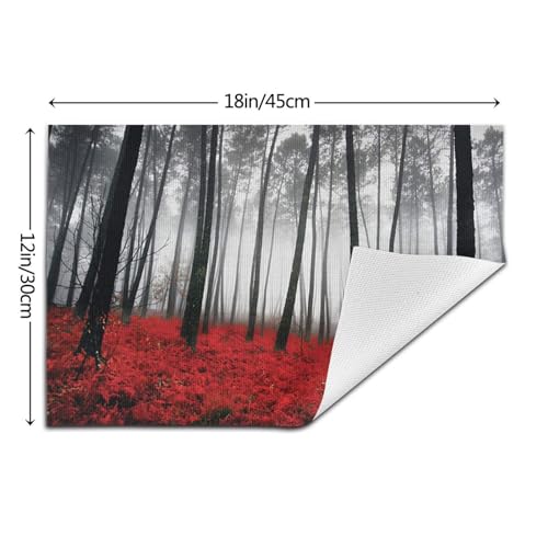 Sets de table forêt fantastique de qualité supérieure pour dîneurs